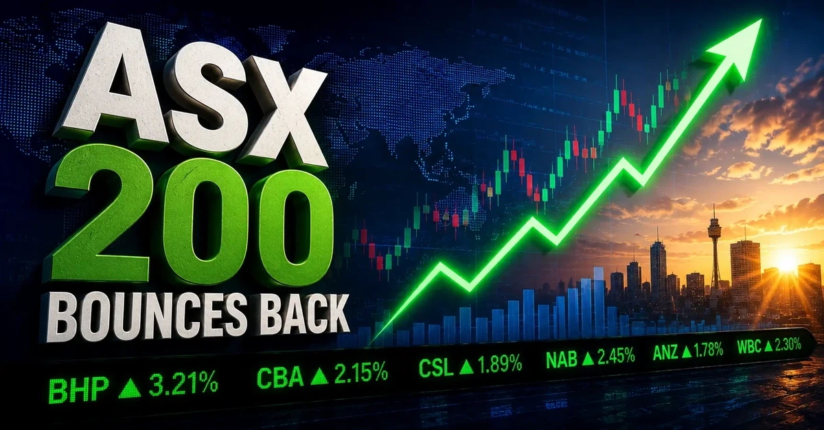 ASX 200 Bounces Back Strongly as Miners Lead the Charge