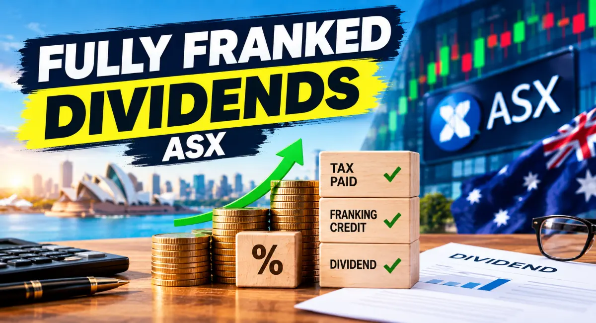 fully franked dividend ASX