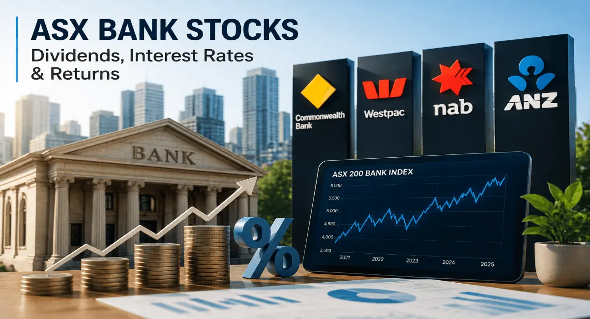 ASX Bank Stocks - How Do They Work? Dividends, Interest Rates & Returns?